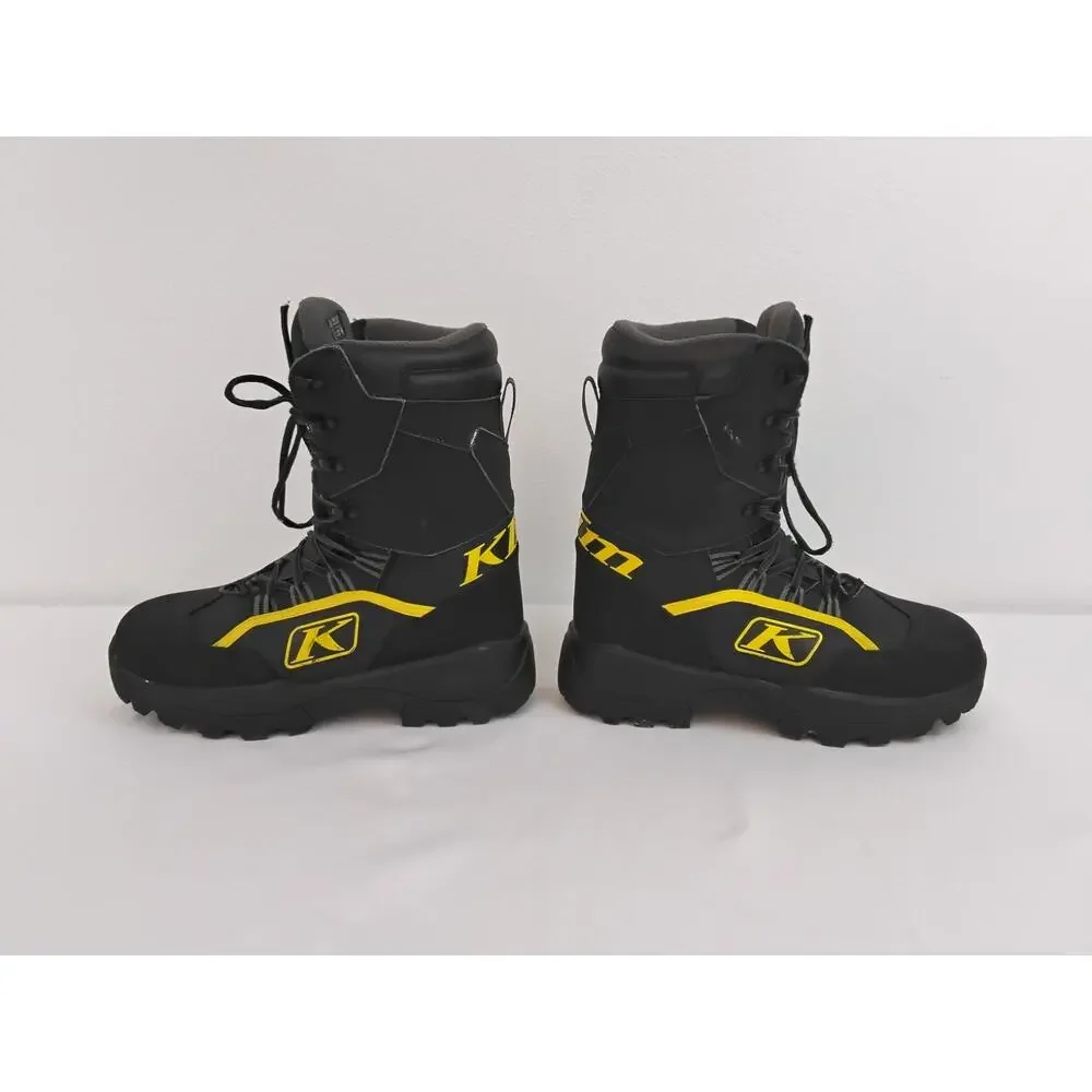 Klim Adrenaline GTX Snowmobile Boots 3108-002 Men's 10 Black Gore-tex #W4715
